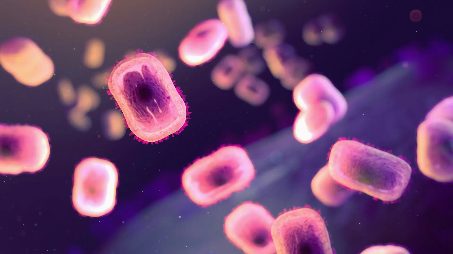 a close up of a cell phone with a purple background
